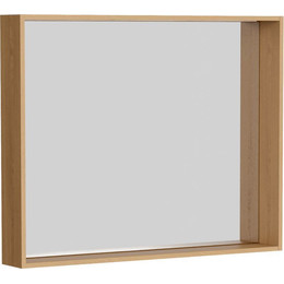 Зеркало Aqwella Basic 100 см BAS0210DZ, дуб золотой фото 