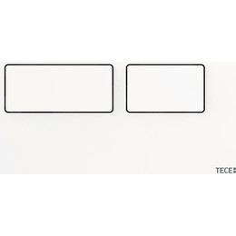 Кнопка смыва TECEsolid 9240433, металлическая, белый матовый фото 
