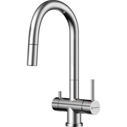 Смеситель для кухни Omoikiri Akita-S BN 4994302, нержавеющая сталь фото 