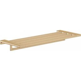 Полка для полотенец Hansgrohe AddStoris 41751140, шлифованная бронза фото 