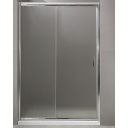 Душевая дверь BelBagno 160 см UNO-195-BF-1-160-P-Cr, хром/матовое фото 