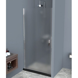 Душевая дверь BelBagno 80 см UNO-B-1-80-P-Cr, хром/матовое фото 