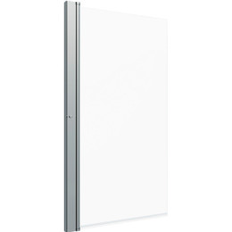 Шторка для ванны Triton Соло-Квад, алюминий/прозрачное фото 