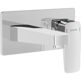Смеситель для раковины настенный Vitra Root Square A42738EXP фото 