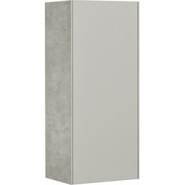 Шкаф подвесной Акватон Сохо 35 см 1A258403AJ9A0, слэйт/галька серая фото 