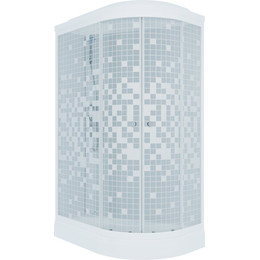 Душевая кабина Triton Коралл A 120x80 см, белый/узор L фото 