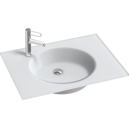 Раковина врезная на столешницу Jacob Delafon Odeon Rive Gauche 70 см EB2561-DE1, белый матовый фото 