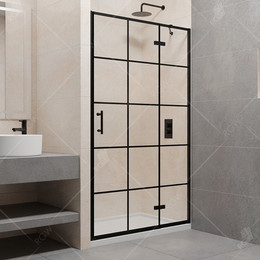 Душевая дверь RGW PA-07B R 140 см 41080714-84R, черный/прозрачное фото 