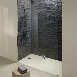 Душевая перегородка Jacob Delafon Contra 130 см E22W130-GA (стекло 8 мм), хром/прозрачное фото 