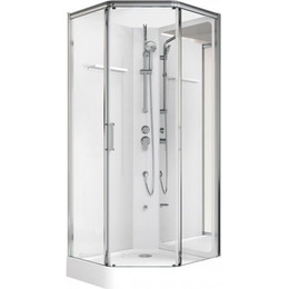 Душевое кабина Aquanet Passion P 2.0 90x90 см 263870, хром/прозрачное (безсиликоновая сборка) фото 