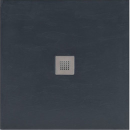 Каменный поддон Aquanet Pleasure 100x100 см 258889, чёрный фото 