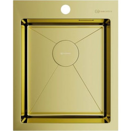 Мойка кухонная Omoikiri Akisame 41-LG (4973080) 1,2 мм, светлое золото, Цвет производителя: светлое золото фото 