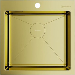 Мойка кухонная Omoikiri Akisame 51-LG (4973439) 1,2 мм, светлое золото, Цвет производителя: светлое золото фото 