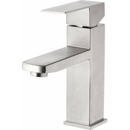 Смеситель для раковины Haiba HB10803-2, нержавеющая сталь/серебристый фото 