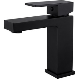 Смеситель для раковины Haiba HB10803-7, чёрный матовый фото 