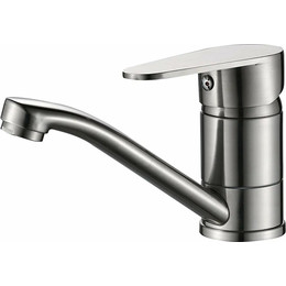 Смеситель для раковины Haiba HB45802, нержавеющая сталь фото 