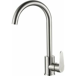 Смеситель для кухни Haiba HB70802, нержавеющая сталь фото 