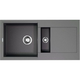 Кухонная мойка Omoikiri Sakaime 86-2-GR 4993560, leningrad grey, Цвет производителя: Leningrad Grey фото 