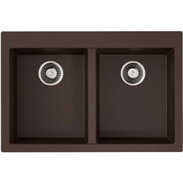 Кухонная мойка Omoikiri Bosen 80-2-DC 4993840, тёмный шоколад, Цвет производителя: тёмный шоколад фото 