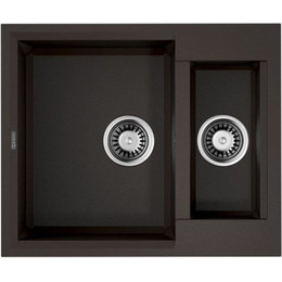 Кухонная мойка Omoikiri Sakaime 60-2-DC 4993912, тёмный шоколад, Цвет производителя: тёмный шоколад фото 