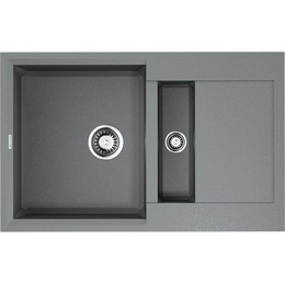 Кухонная мойка Omoikiri Sakaime 78-2-GR 4993559, leningrad grey, Цвет производителя: Leningrad Grey фото 