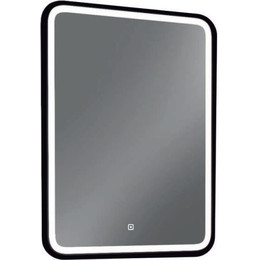 Зеркало Mirsant Premier black 60 см, чёрный фото 