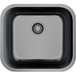 Мойка кухонная Omoikiri Omi 49-U/I-GM (4993073) 0,8 мм, вороненая сталь, Цвет производителя: вороненая сталь фото 