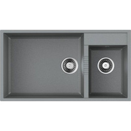 Кухонная мойка Omoikiri Tedori 85-2-U GR 4993542, leningrad grey, Цвет производителя: Leningrad Grey фото 