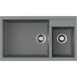 Кухонная мойка Omoikiri Tedori 86-2-LB GR 4993573, leningrad grey, Цвет производителя: Leningrad Grey фото 