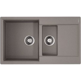 Кухонная мойка Omoikiri Daisen 86-2-GR 4993475, leningrad grey, Цвет производителя: Leningrad Grey фото 