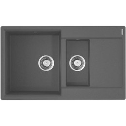 Кухонная мойка Omoikiri Daisen 86-2-BL 4993477, чёрный, Цвет производителя: чёрный фото 