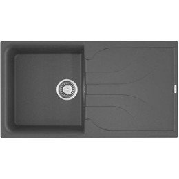Кухонная мойка Omoikiri Yasugata 100-BL 4993844, чёрный, Цвет производителя: чёрный фото 