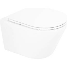Унитаз подвесной безободковый BelBagno Tre BB8001CHR/SC с крышкой микролифт фото 