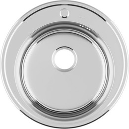 Кухонная мойка Iddis Basic BAS51P0i77 0,6 мм, сталь фото 