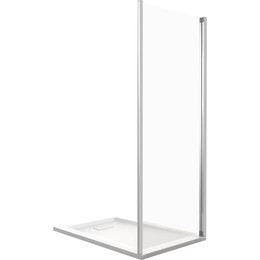 Боковая стенка Bas Lira SP-80-C-CH 80 см хром/прозрачное фото 