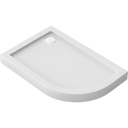 Акриловый поддон Bas Раунд R 120x80 см L фото 