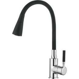 Смеситель для кухни Ledeme L4199-2, черный/хром фото 