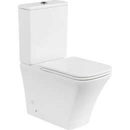 Унитаз-компакт безободковый BelBagno Marmi BB052CPR фото 