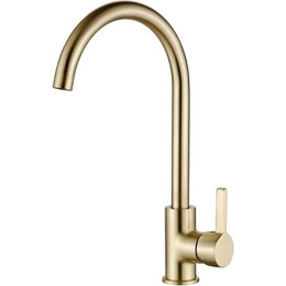 Смеситель для кухни Ledeme L4299Y, золотой сатин фото 