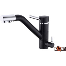 Смеситель для кухни Emar EC-3008, оникс, Цвет производителя: оникс фото 