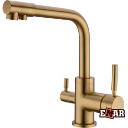Смеситель для кухни Emar ECB-3003 PVD, Golden, Цвет производителя: Golden фото 