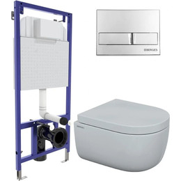 Инсталляция Berges Wasserhaus Novum с подвесным унитазом Ego Rimless 043231 фото 