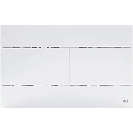 Кнопка смыва Oli Slim (механическая) 659041, белый фото 