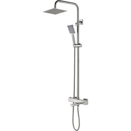 Душевая стойка с термостатом Gappo G2499-40, сатин фото 