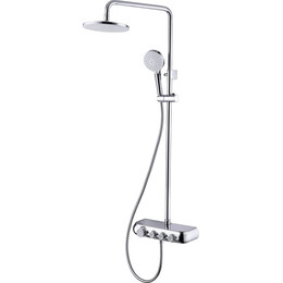 Душевая стойка с термостатом Gappo G2495, белый/хром фото 