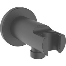 Шланговое подсоединение с держателем Iddis Ray 003BL01i62, чёрный фото 