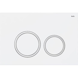 Кнопка смыва Iddis Unifix UNI03WCi77, белый матовый фото 