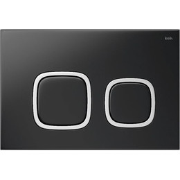 Кнопка смыва Iddis Unifix UNI04BCi77, чёрный матовый фото 