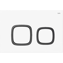 Кнопка смыва Iddis Unifix UNI04WBi77, белый матовый фото 