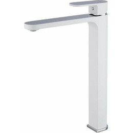 Смеситель для раковины высокий Gappo G1083-82, белый/хром фото 